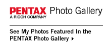 See my photos featured in the PENTAX Photogallery